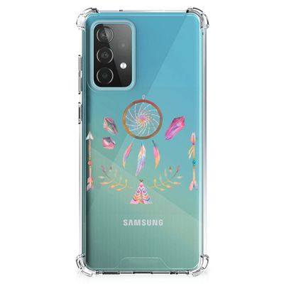 Samsung Galaxy A52 4G/5G Stevig Bumper Hoesje Boho Dreamcatcher Samsung Galaxy A52 4G/5G Stevig Bumper Hoesje Boho Dreamcatcher