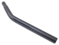 Zadelpen ø25,4mm / 360mm gebogen staal zwart