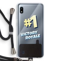 Victory Royale: Samsung Galaxy A10 Transparant Hoesje met koord