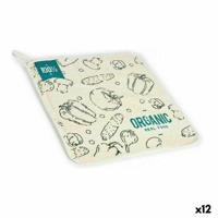 Keukendoek Wit Groen (50 x 0,3 x 50 cm) (12 Stuks)