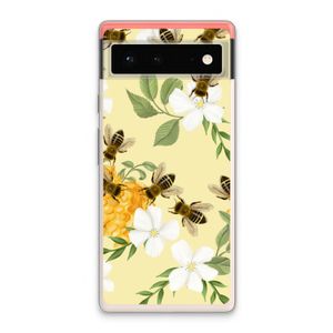 No flowers without bees: Google Pixel 6 Transparant Hoesje