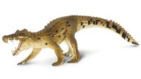 Safari dinosaurus Kaprosuchus junior 21 cm rubber bruin/ zwart - thumbnail