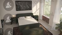 Opberg boxspring 160 x 210 cm- stofkleur 5088