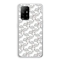 Zwanen: Oppo A95 5G Transparant Hoesje