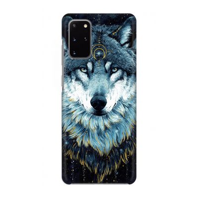 Darkness Wolf: Volledig geprint Samsung Galaxy S20 Plus Hoesje