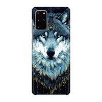 Darkness Wolf: Volledig geprint Samsung Galaxy S20 Plus Hoesje