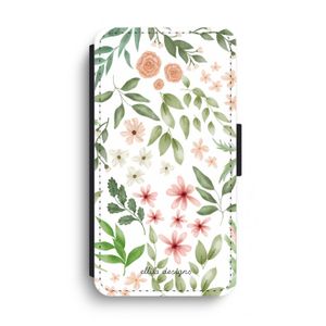 Botanical sweet flower heaven: iPhone XS Max Flip Hoesje