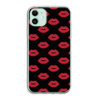 Lips: iPhone 11 Transparant Hoesje