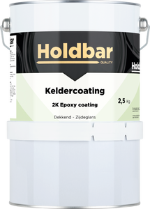 Holdbar Keldercoating Donkergrijs (RAL 7011) 2,5 kg