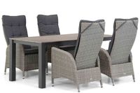 Garden Collections Lincoln/Valley 180 cm dining tuinset 5-delig - thumbnail