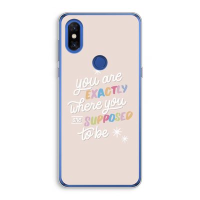 Right Place: Xiaomi Mi Mix 3 Transparant Hoesje