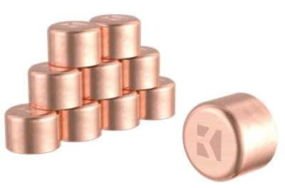 Kirchhoff Koperen eindkap, blank, 15 mm, 1 socket (5301) (10x) - 989207655