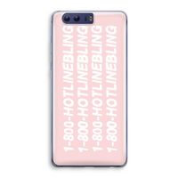 Hotline bling pink: Honor 9 Transparant Hoesje