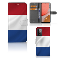 Samsung Galaxy A72 Bookstyle Case Nederlandse Vlag