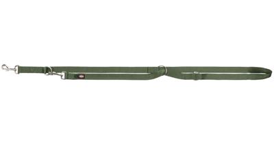 Trixie Premium Verstelbare hondenriem M-L 2,00 m/20 mm bosgroen