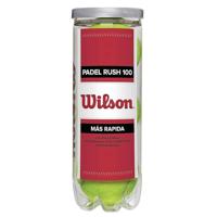 TUBE 3 PADEL BALLS WILSON RUSH 100