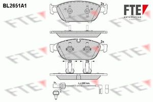 Remblokken set BL2651A1