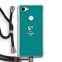 Win98: Pixel 3 Transparant Hoesje met koord