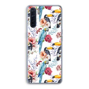 Bloemen tukan: Oppo A91 Transparant Hoesje