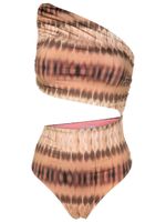 Brigitte maillot de bain à imprimé tie dye - Marron