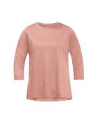 Jack wolfskin Crosstrail 3/4 T-Shirt Dames Rose Dawn S