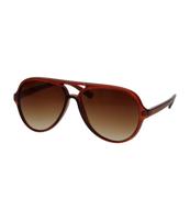 Spectrum zonnebril vintage piloot gradient bruin dames