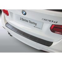 Bumper beschermer passend voor BMW 3-Serie F31 Touring 9/2012- 'M-Sport' 'Ribbed' Zwart GRRBP732