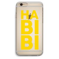 Habibi Blue: iPhone 6 Plus / 6S Plus Transparant Hoesje