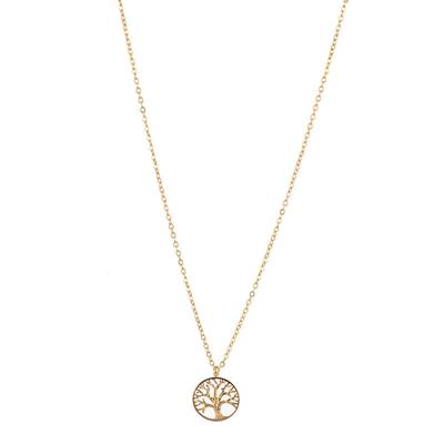 Go Dutch Label Ketting met Levensboom Goud