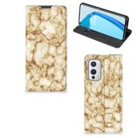 OnePlus 9 | Standcase | Marmer Goud