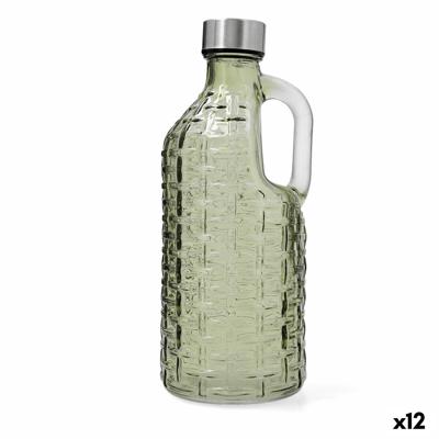 Waterfles Quid Calypso Groen Glas 1 L (12 Stuks)