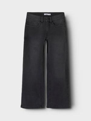 Name it winter jeansbroek meisjes - grijs - wide leg fit - NkfRose