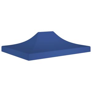 VidaXL Partytentdak 270 g/m² 4x3 m blauw