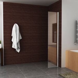 BWS Apollo Zijwand met Muurprofiel 40x200 cm 10mm NANO glas