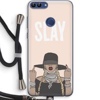 Slay All Day: Huawei P Smart (2018) Transparant Hoesje met koord