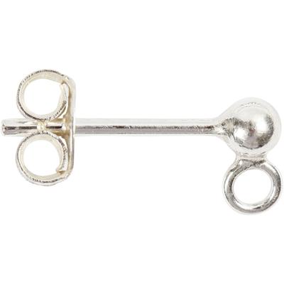 Creativ Company Oorsteker, l: 13 mm, zilver, 10 stuk/ 1 doos