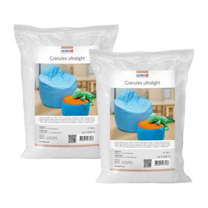 Glorex Hobby vulmateriaal - 20 liter voor knuffels/kussens - wit - piepschuim balletjes