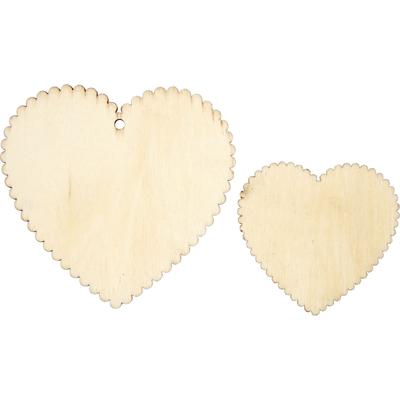 Creativ Company Harten, afm 5,1x5,1 cm, 12 stuk/ 1 doos