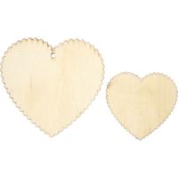 Creativ Company Harten, afm 5,1x5,1 cm, 12 stuk/ 1 doos