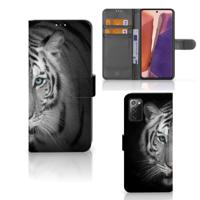 Samsung Galaxy Note 20 | Telefoonhoesje | Met pasjeshouder | Tijger