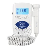 FD-100 digitale foetale Doppler echografie geluid baby heartbeat detector monitor LED digitale prenatale Pocket foetale Doppler stethoscoop