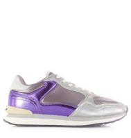 The HOFF Brand The Hoff Brand - Nickel metallic paars/z Zilver Leer Lage sneakers Dames