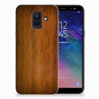 Samsung Galaxy A6 (2018) | Bumper Hoesje | Donker Hout Samsung Galaxy A6 (2018) | Bumper Hoesje | Donker Hout