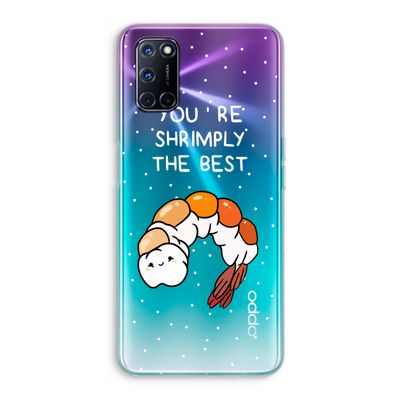 You're Shrimply The Best: Oppo A52 Transparant Hoesje