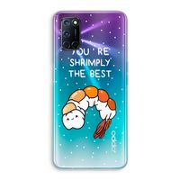 You're Shrimply The Best: Oppo A52 Transparant Hoesje