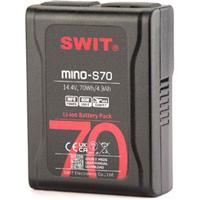 SWIT Mino-S70 USB-C 70Wh pocket mini battery, USB-A/USB-C/D-tap, V-Mount