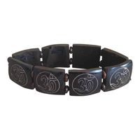 Yak Benen Armband Ohm (Bruin)