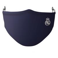 Hygiënisch en herbruikbaar gezichtsmasker gemaakt van stof Real Madrid C.F. Volwassen Blauw