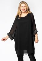 Yoek Tuniek met strass | Zwart | Maat 58/60