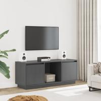 Tv-meubel 110,5x35x44 cm massief grenenhout grijs